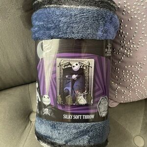 Nightmare Before Christmas Jack Skellington Silky Soft Throw Blanket
